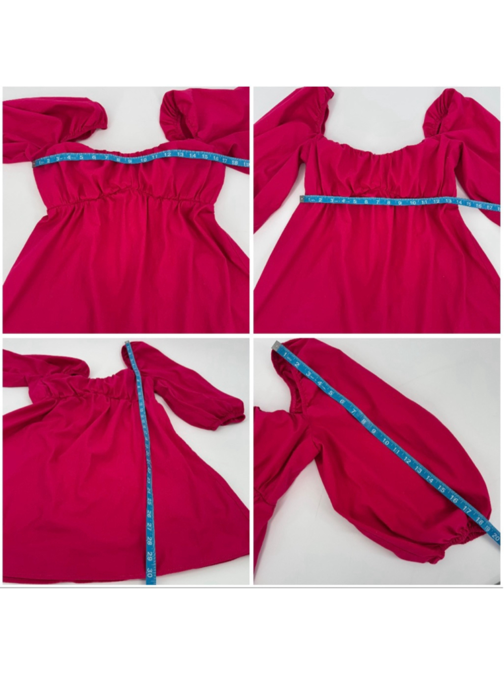 Reformation Corvette Pink Farley Mini Babydoll Dress Size 6 - Picture 7 of 10